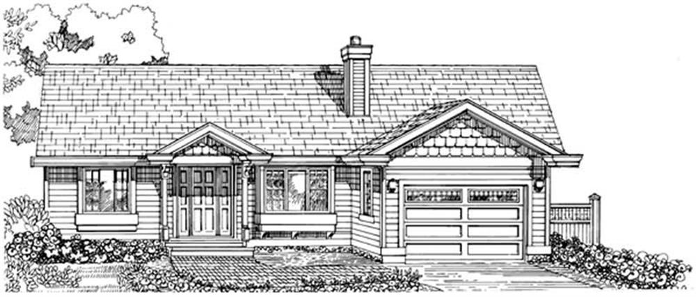 Main image for house plan # 7224