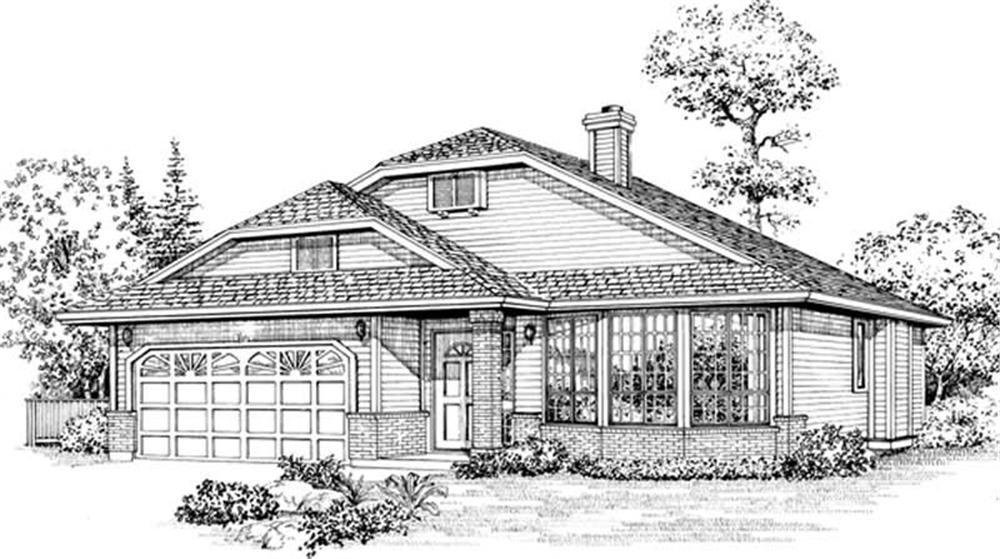 Main image for house plan # 6854