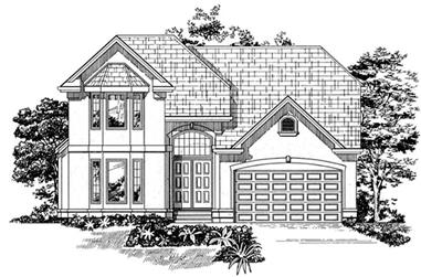 4-Bedroom, 2455 Sq Ft Ranch House Plan - 167-1535 - Front Exterior