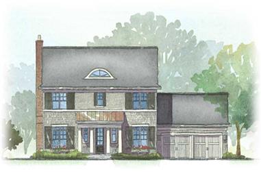 3-Bedroom, 2294 Sq Ft Colonial House Plan - 168-1002 - Front Exterior
