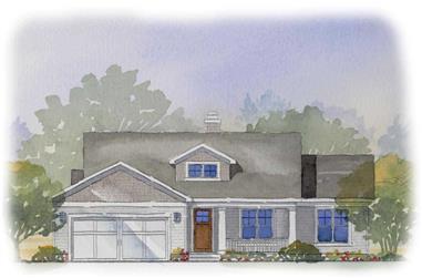 4-Bedroom, 2288 Sq Ft Country Home Plan - 168-1015 - Main Exterior
