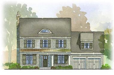3-Bedroom, 2758 Sq Ft Country House Plan - 168-1046 - Front Exterior