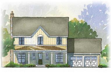 3-Bedroom, 2294 Sq Ft Country Home Plan - 168-1055 - Main Exterior