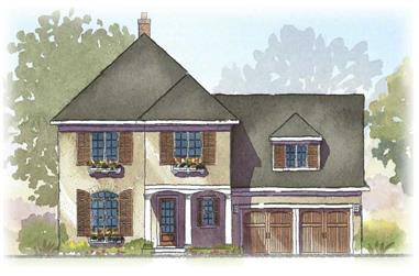3-Bedroom, 2728 Sq Ft Country Home Plan - 168-1059 - Main Exterior