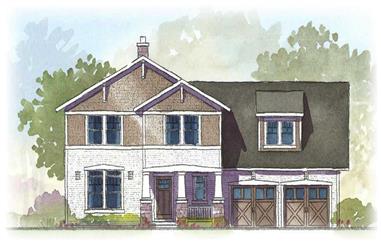 3-Bedroom, 2728 Sq Ft Country House Plan - 168-1061 - Front Exterior