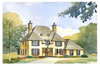 4-Bedroom, 2938 Sq Ft Country House Plan - 168-1077 - Front Exterior