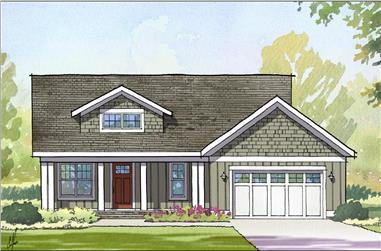3-Bedroom, 2363 Sq Ft Traditional Home Plan - 168-1109 - Main Exterior