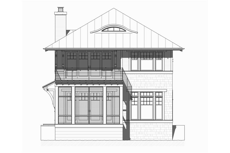 168-1126: Home Plan Front Elevation