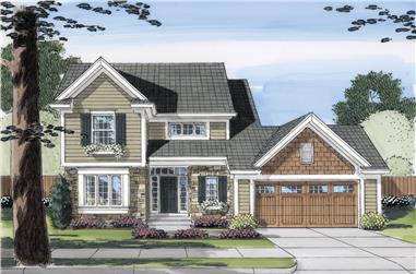 3-Bedroom, 1802 Sq Ft Traditional Home Plan - 169-1097 - Main Exterior