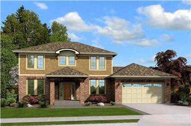 3-Bedroom, 1833 Sq Ft Traditional House Plan - 169-1148 - Front Exterior