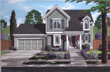 3-Bedroom, 1684 Sq Ft Traditional Home Plan - 169-1170 - Main Exterior