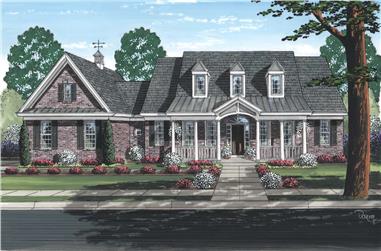 3-Bedroom, 2041 Sq Ft Country House - Plan #169-1186 - Front Exterior
