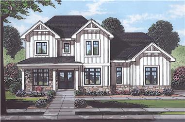 4-Bedroom, 2700 Sq Ft Traditional House - Plan #169-1194 - Front Exterior
