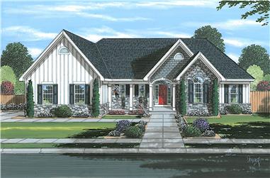 3-Bedroom, 1706 Sq Ft Cottage House - Plan #169-1195 - Front Exterior