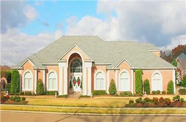 5-Bedroom, 6033 Sq Ft Southern House Plan - 170-1001 - Front Exterior