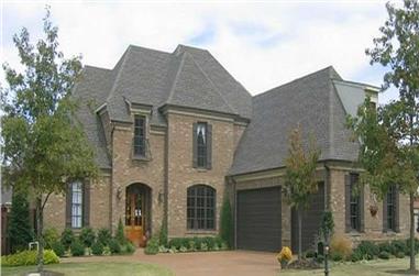 4-Bedroom, 4369 Sq Ft Southern House Plan - 170-1055 - Front Exterior