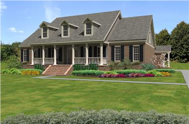 4-Bedroom, 3659 Sq Ft Cape Cod House Plan - 170-1200 - Front Exterior