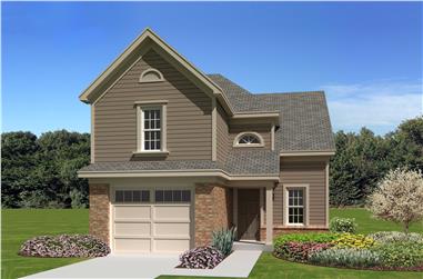 3-Bedroom, 1481 Sq Ft Small House Plans - 170-1207 - Main Exterior