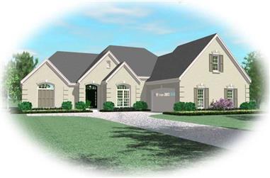 4-Bedroom, 3063 Sq Ft Luxury House Plan - 170-1906 - Front Exterior