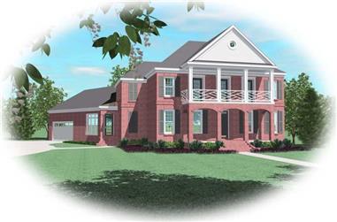 5-Bedroom, 4648 Sq Ft Luxury House Plan - 170-1911 - Front Exterior