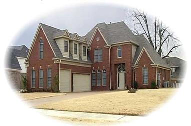 3-Bedroom, 3981 Sq Ft French House Plan - 170-2032 - Front Exterior