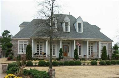 3-Bedroom, 4228 Sq Ft Country House Plan - 170-2038 - Front Exterior