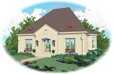4-Bedroom, 3925 Sq Ft French House Plan - 170-2044 - Front Exterior