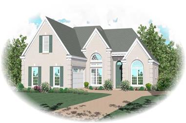 2-Bedroom, 2026 Sq Ft Traditional House Plan - 170-2172 - Front Exterior