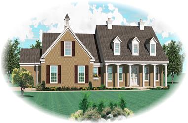 3-Bedroom, 3097 Sq Ft Cape Cod House Plan - 170-2235 - Front Exterior
