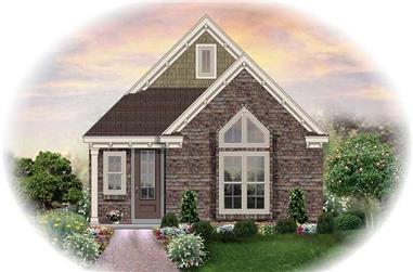 3-Bedroom, 1305 Sq Ft Traditional House Plan - 170-2467 - Front Exterior