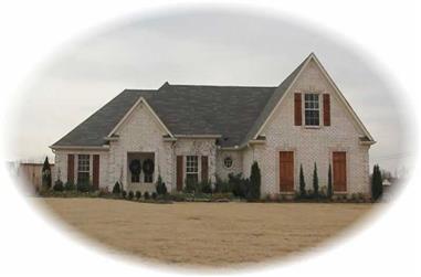 3-Bedroom, 1914 Sq Ft Ranch House Plan - 170-2529 - Front Exterior