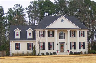 4-Bedroom, 2537 Sq Ft Colonial House Plan - 170-2549 - Front Exterior