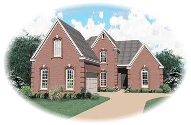 4-Bedroom, 2887 Sq Ft Country House Plan - 170-2649 - Front Exterior