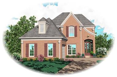 3-Bedroom, 2489 Sq Ft Country House Plan - 170-2712 - Front Exterior