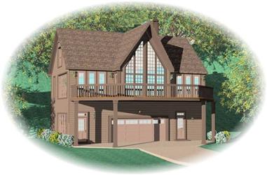 2-Bedroom, 2263 Sq Ft Country House Plan - 170-2795 - Front Exterior