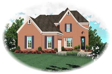3-Bedroom, 2364 Sq Ft Country House Plan - 170-2900 - Front Exterior