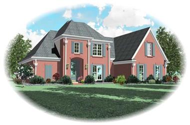4-Bedroom, 2592 Sq Ft Country House Plan - 170-2980 - Front Exterior