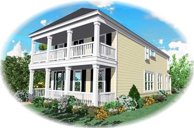 3-Bedroom, 2040 Sq Ft Southern House Plan - 170-2997 - Front Exterior