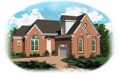 2-Bedroom, 1862 Sq Ft French House Plan - 170-3028 - Front Exterior