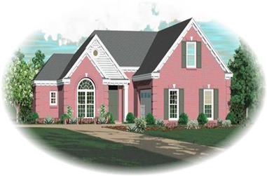 2-Bedroom, 1823 Sq Ft French House Plan - 170-3069 - Front Exterior