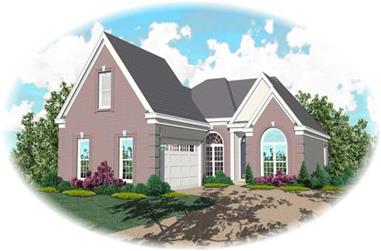 2-Bedroom, 1623 Sq Ft Small House Plans House Plan - 170-3134 - Front Exterior