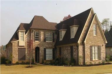 3-Bedroom, 3738 Sq Ft Country House Plan - 170-3302 - Front Exterior