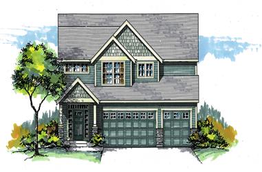 4-Bedroom, 2517 Sq Ft Cottage Home Plan - 171-1308 - Main Exterior