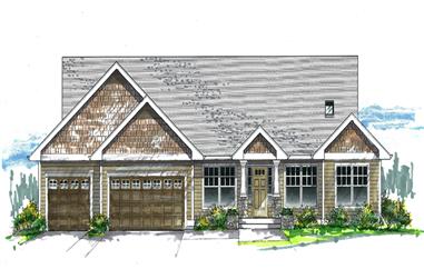 4-Bedroom, 1842 Sq Ft Cottage House Plan - 171-1331 - Front Exterior
