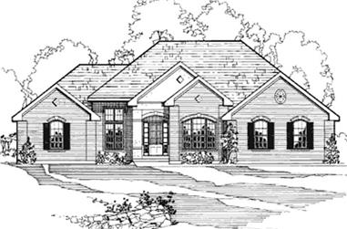 5-Bedroom, 1989 Sq Ft Contemporary House Plan - 172-1002 - Front Exterior