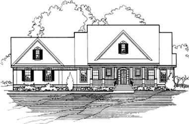 3-Bedroom, 2144 Sq Ft Farmhouse House Plan - 172-1039 - Front Exterior