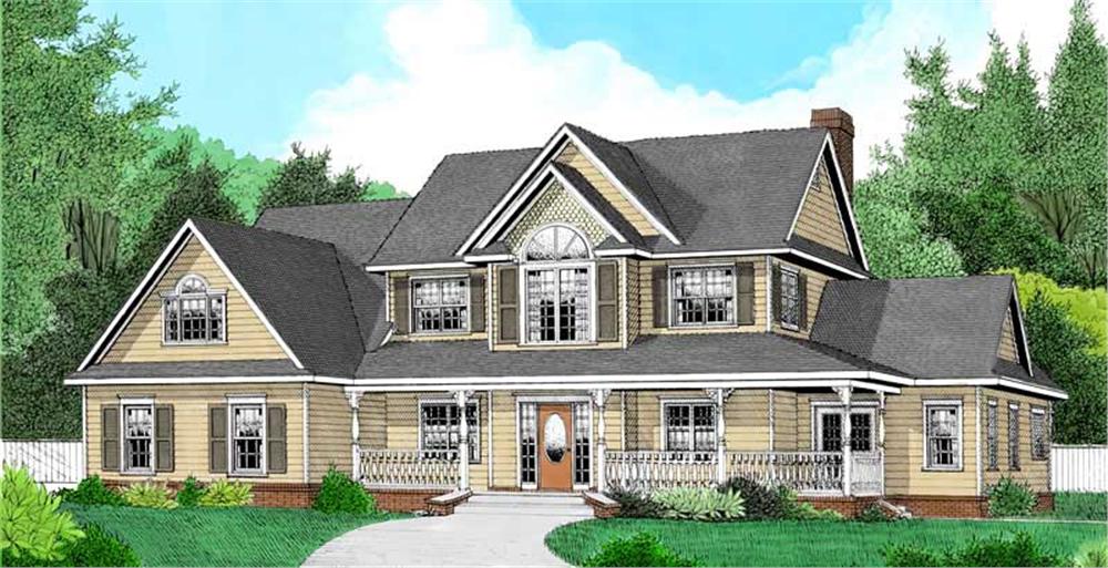Main image for house plan # 16981