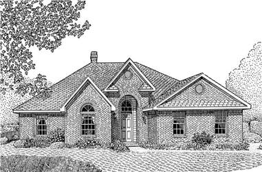 4-Bedroom, 2128 Sq Ft Contemporary Home Plan - 173-1017 - Main Exterior