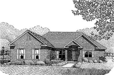 5-Bedroom, 3366 Sq Ft Contemporary Home Plan - 173-1031 - Main Exterior