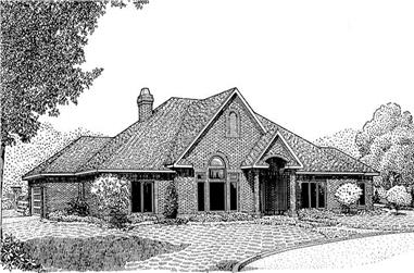 3-Bedroom, 2532 Sq Ft Contemporary Home Plan - 173-1041 - Main Exterior